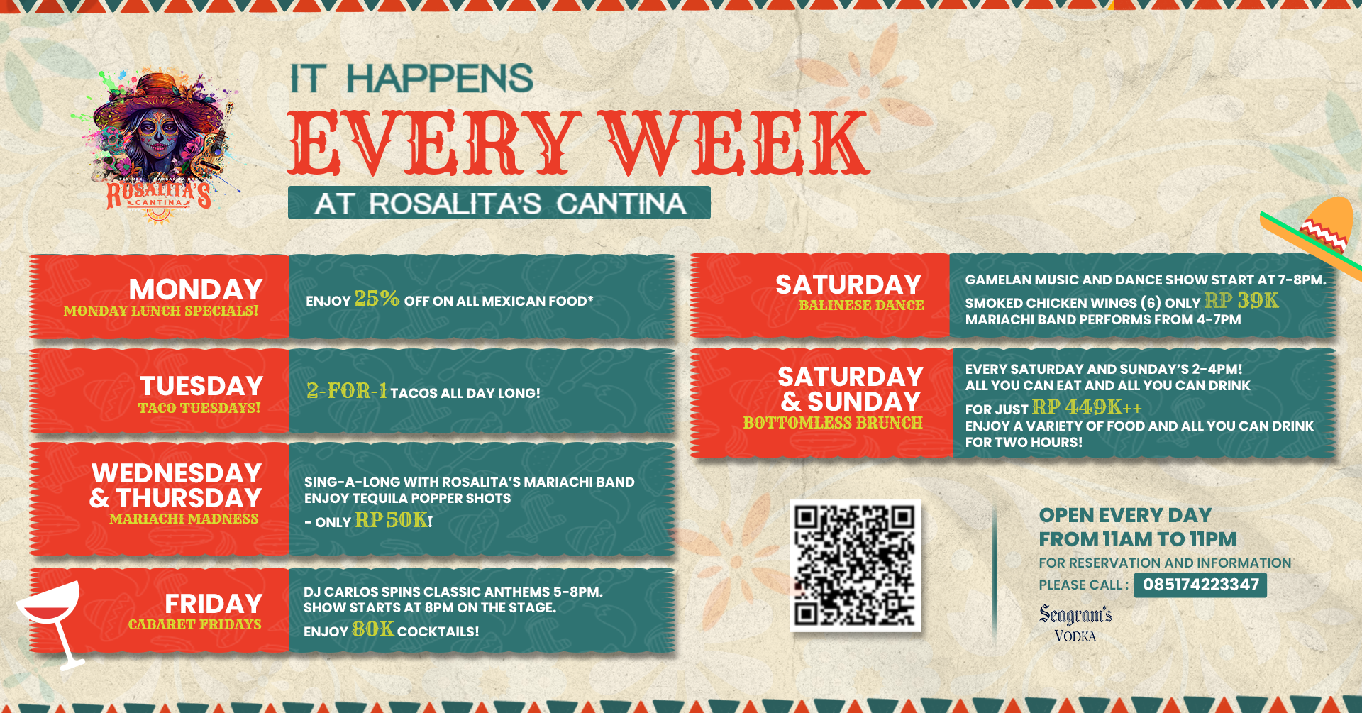 Rosalita's Cantina Events