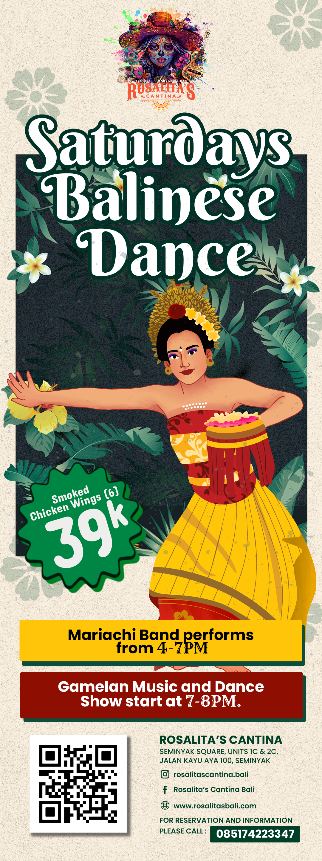 Rosalita's Cantina Events Banner