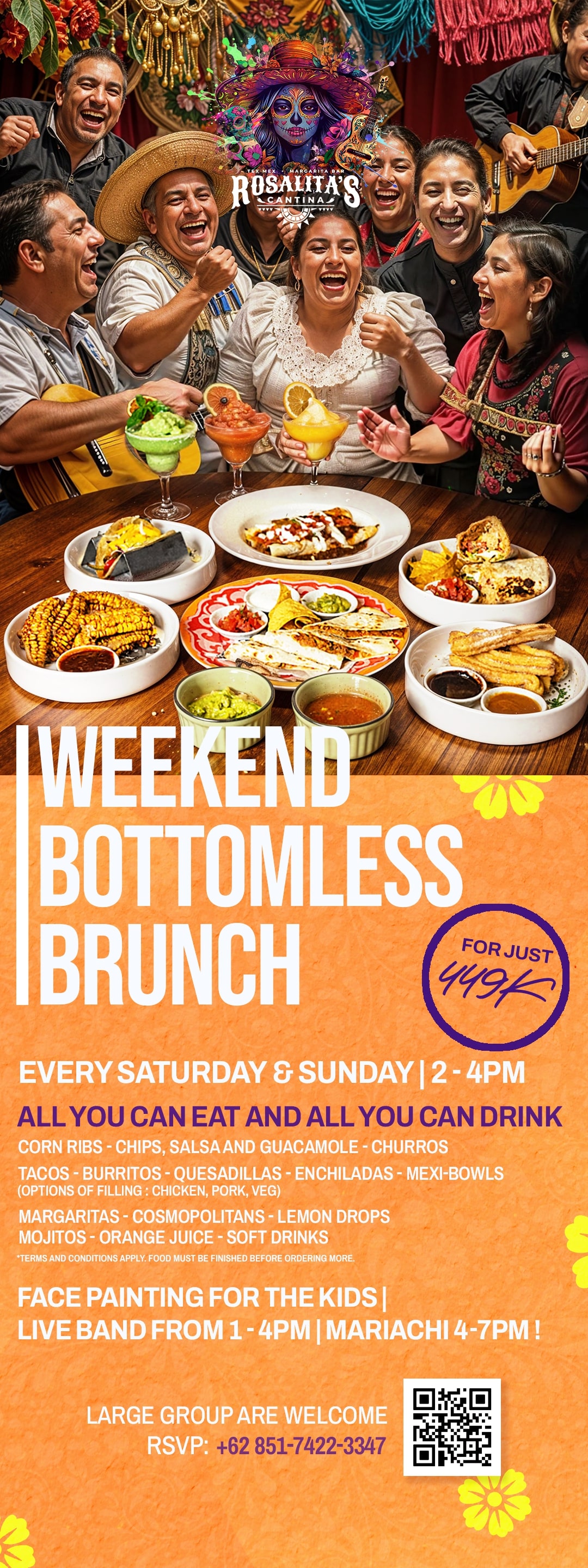 Rosalita's Cantina Events Banner
