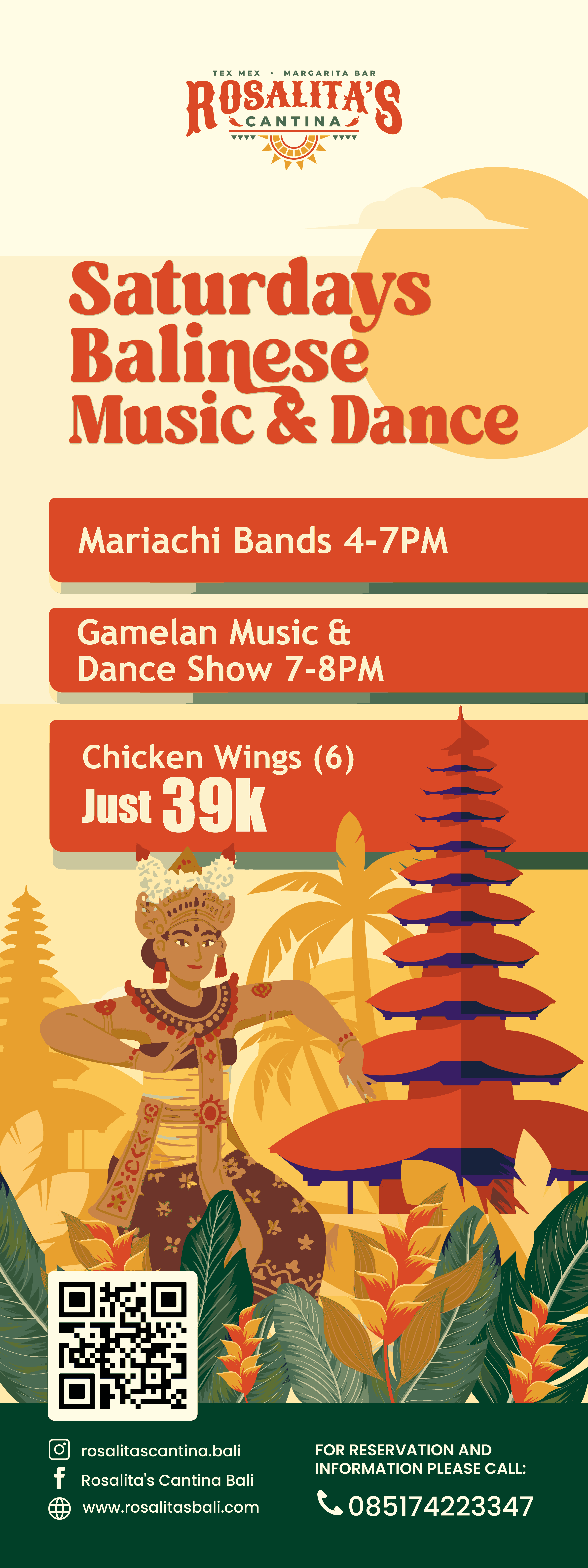 BALINESE DANCE SHOW WITH TRADITIONAL GAMELAN MUSIC