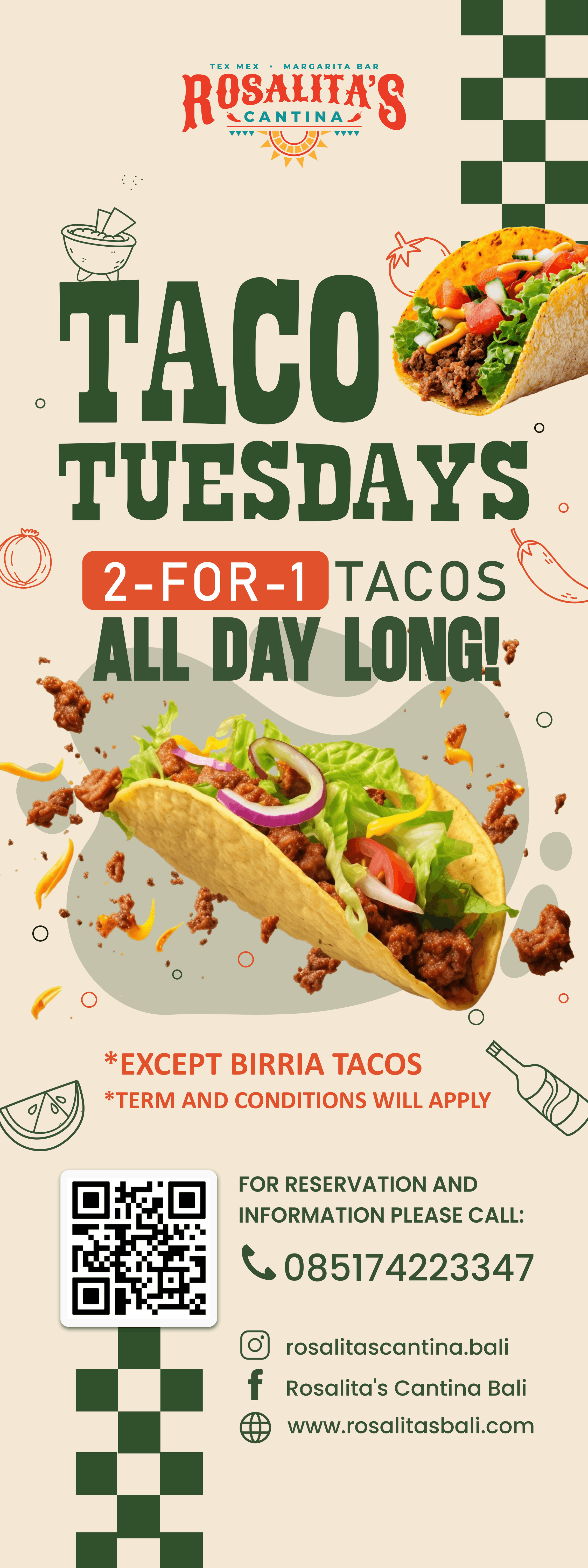 Taco Tuesdays Fest at Rosalita's Cantina Bali