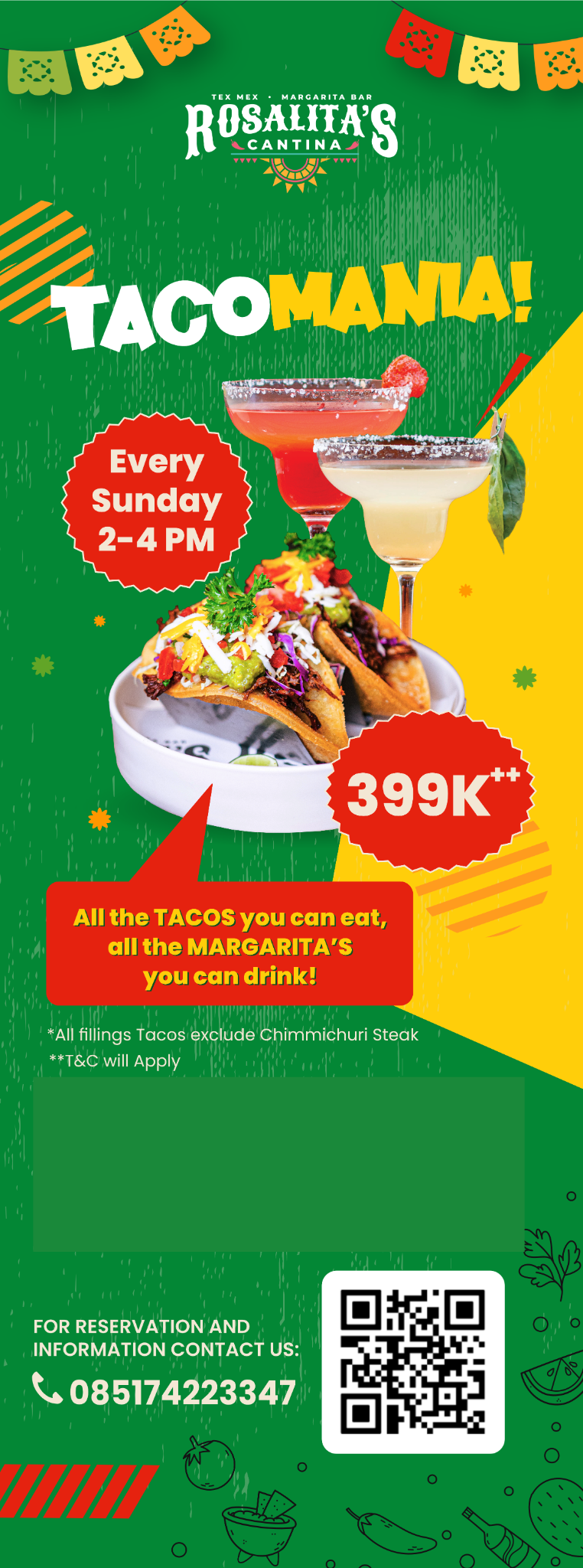 Tacomania at Rosalita's Cantina Bali!